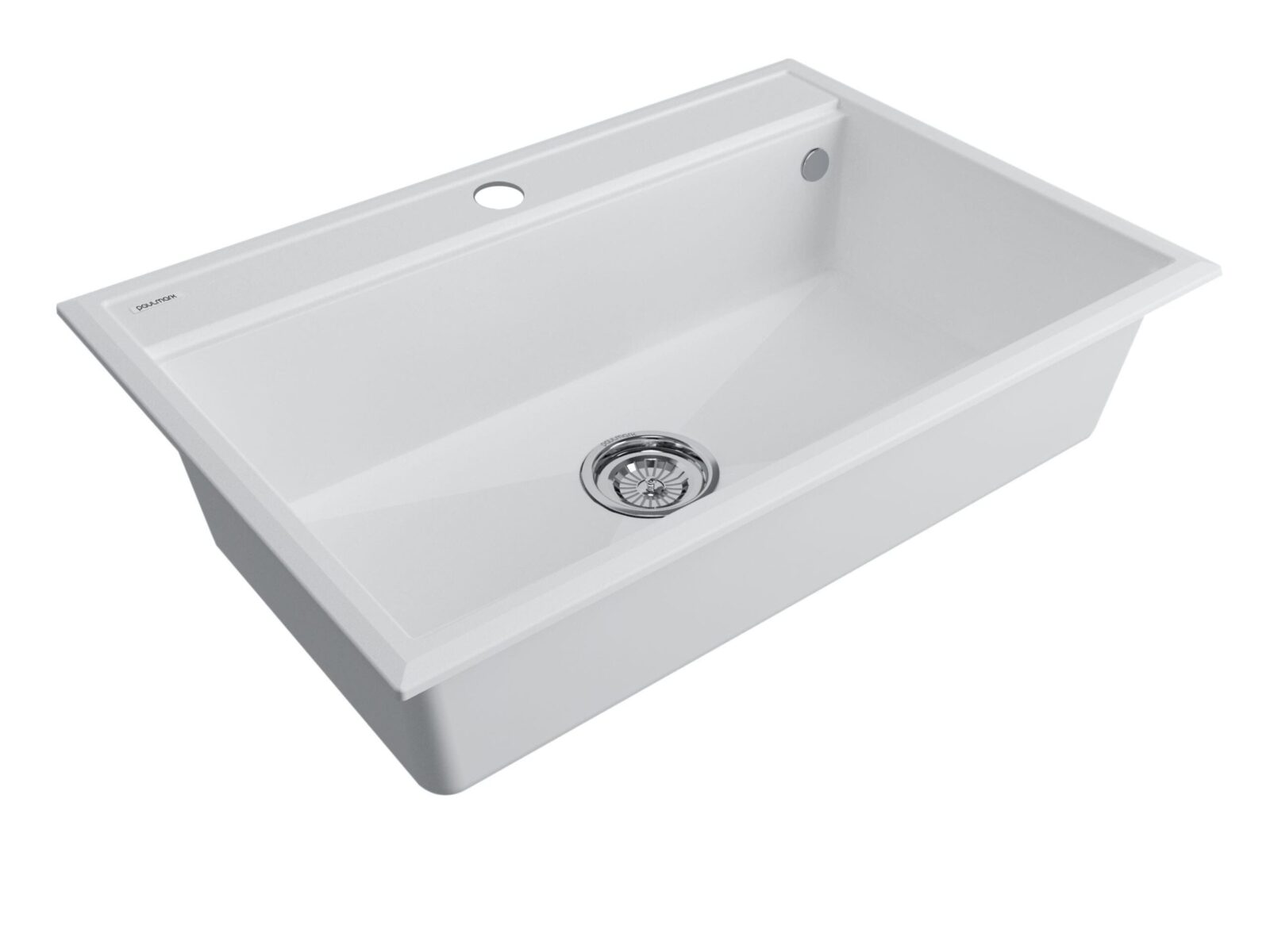 Кухонная мойка PAULMARK STEPIA 80, PM117551-WH, белый, 750х510 — изображение 2