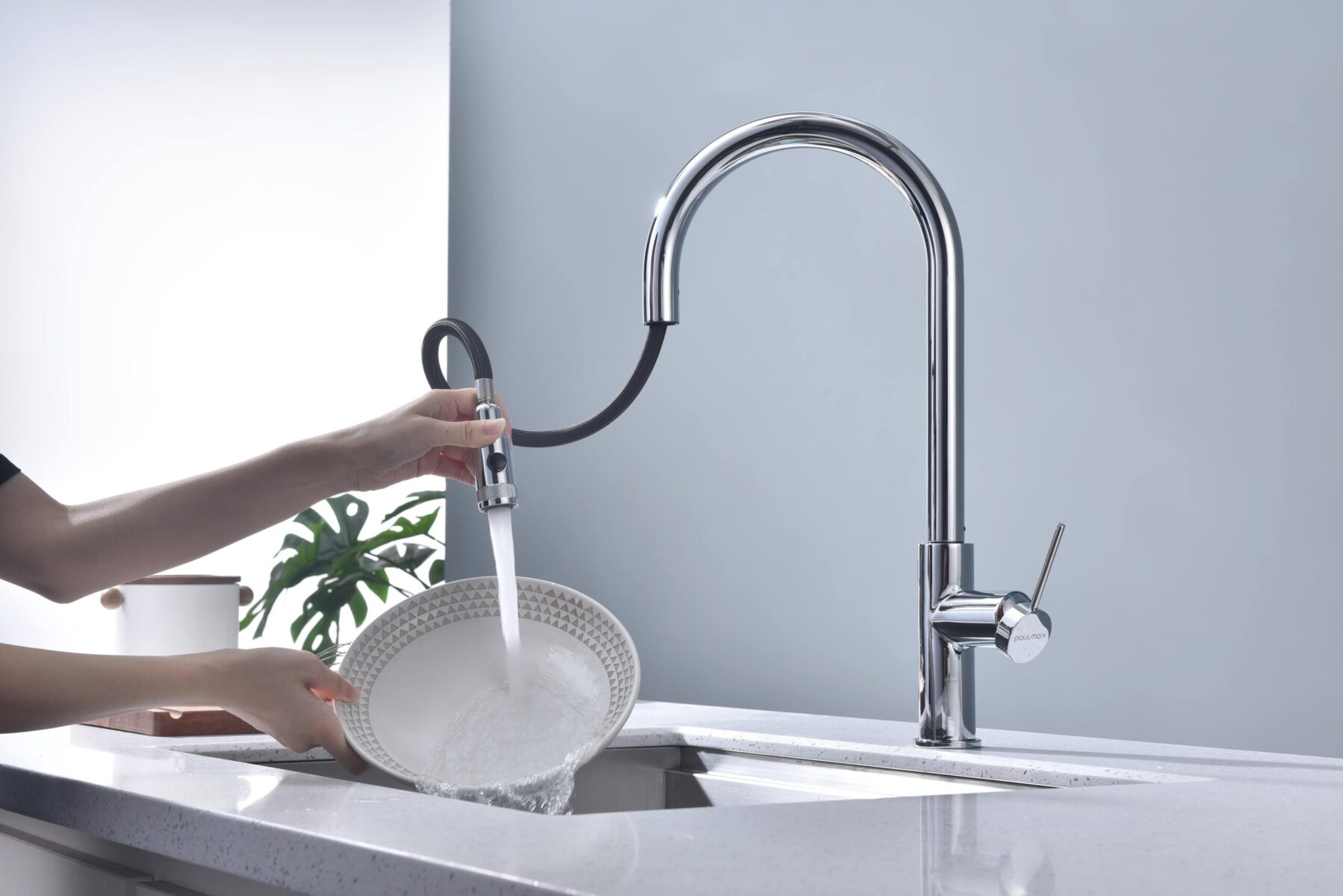 Смеситель для кухни под фильтр PAULMARK GALANT, хром, Ga213077-CR — изображение 5