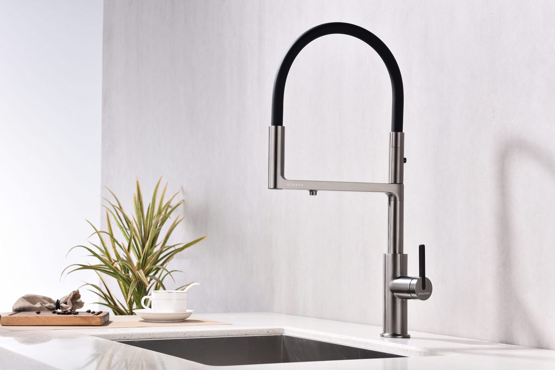 Смеситель для кухни под фильтр PAULMARK TORNADO, беретта, To213402-B — изображение 2