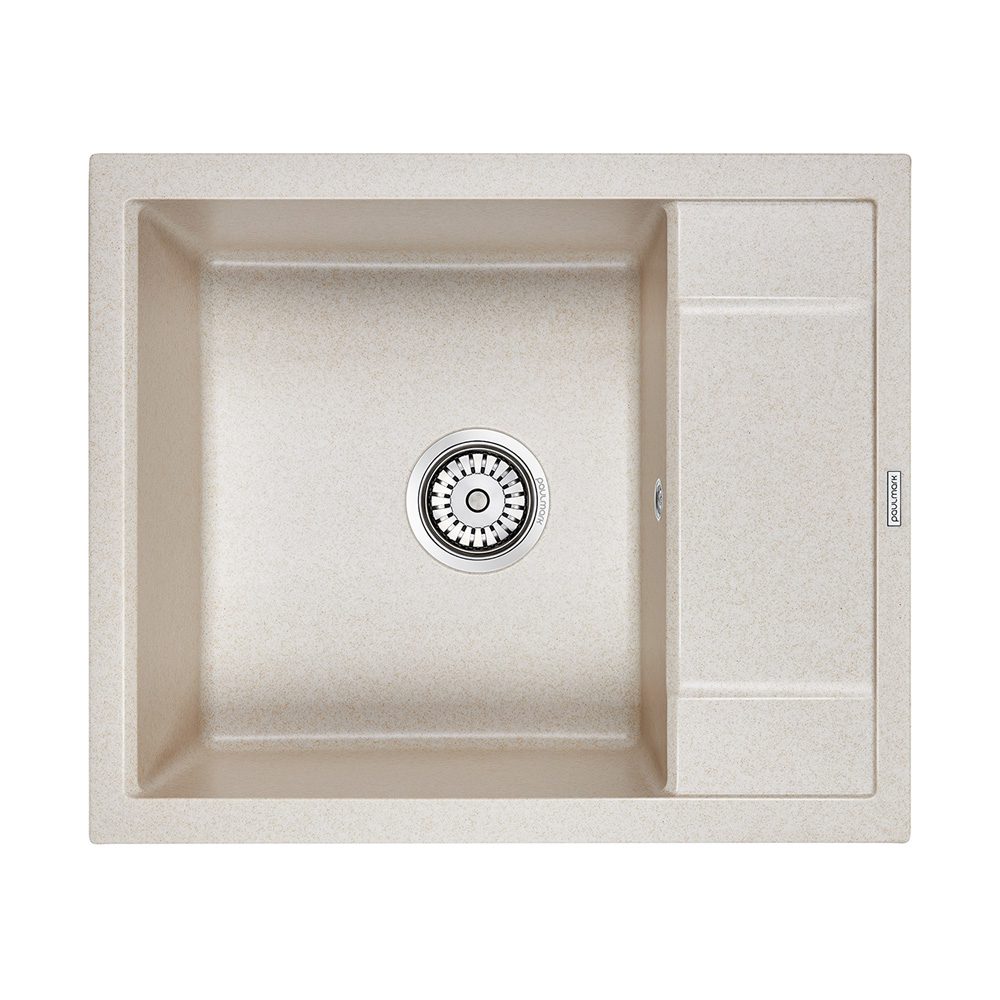 Кухонная мойка PAULMARK FLUGEN 50-600, PM216050-BE, бежевый, 600х500