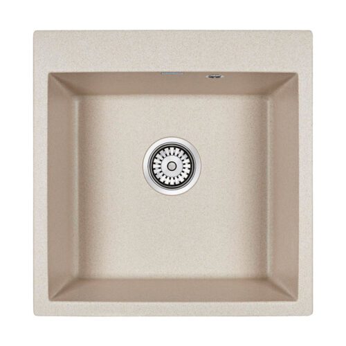Кухонная мойка PAULMARK KANTE 50, PM105152-BE, бежевый , 510х520