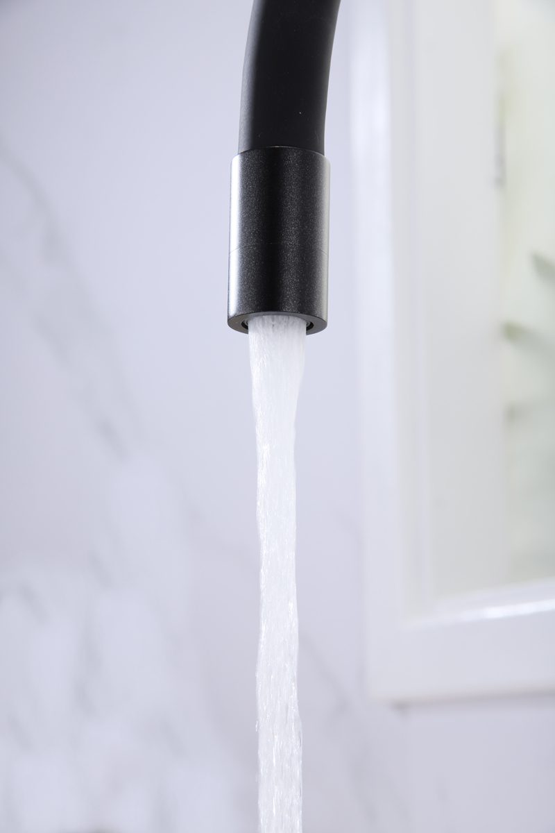 Смеситель для кухни под фильтр PAULMARK SALIX, черный металлик, Sa213419-BLM — изображение 6