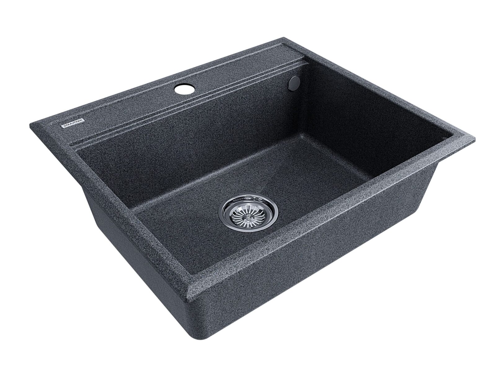 Кухонная мойка PAULMARK STEPIA 60, PM115951-DG, графит, 590х510 мм — изображение 2