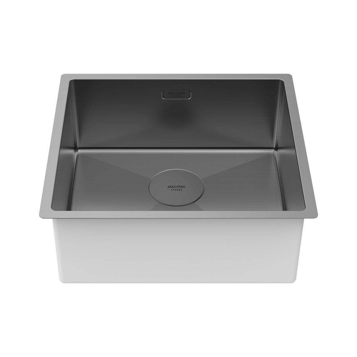 Кухонная мойка PAULMARK NEXT 48 UNI, PM214844-GM, вороненая сталь, 480х440мм — изображение 2