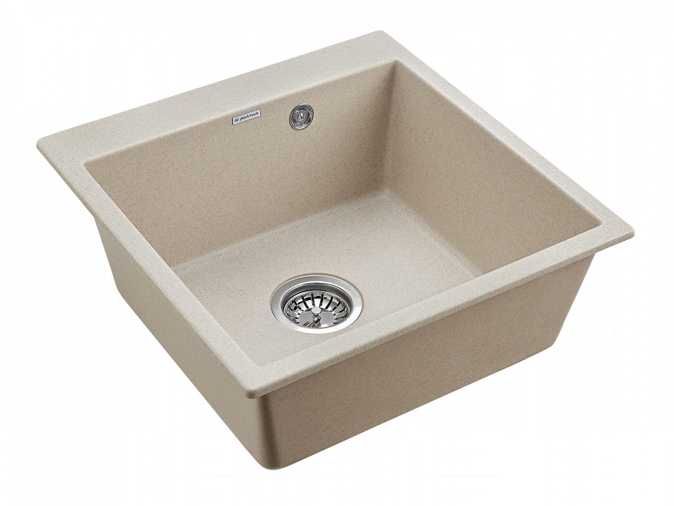 Кухонная мойка PAULMARK KANTE 50, PM105152-BE, бежевый , 510х520 — изображение 2