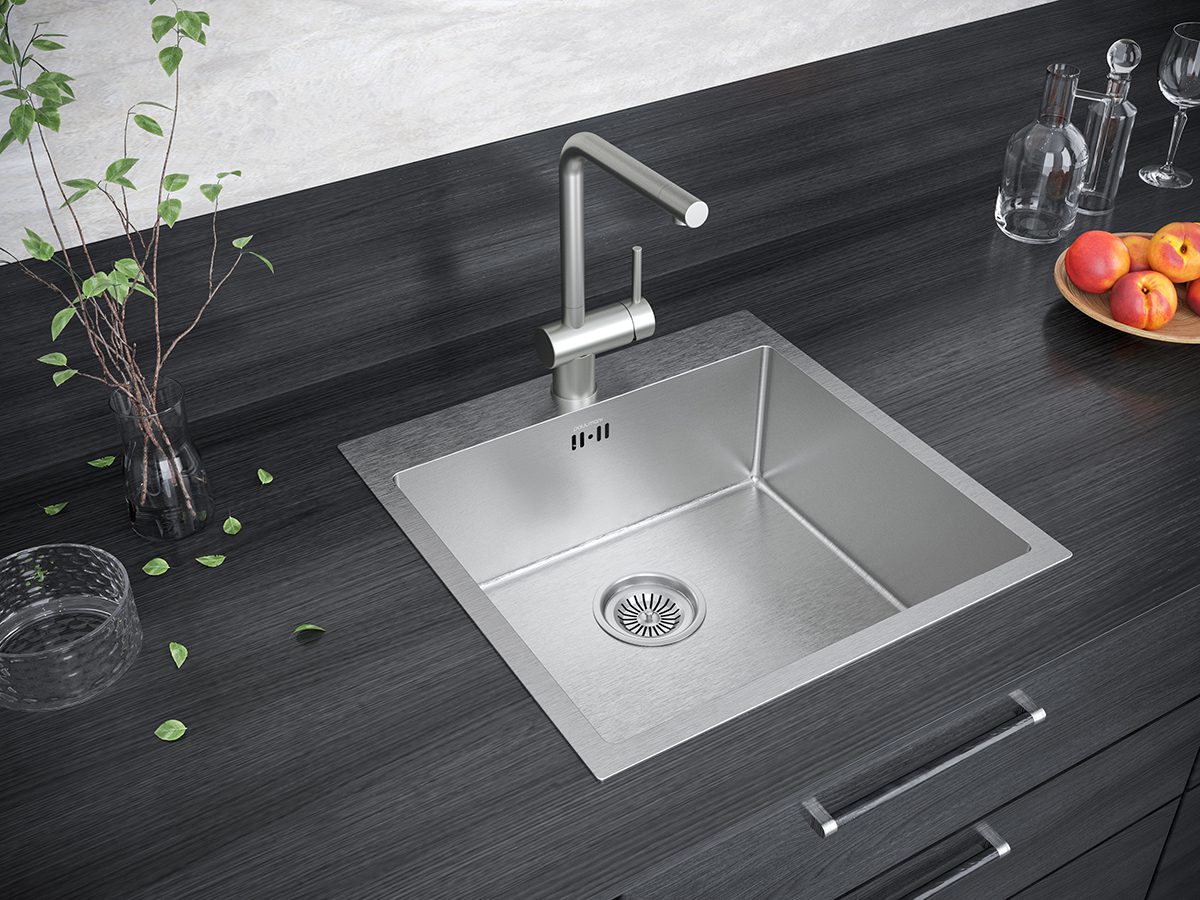 Смеситель для кухни PAULMARK SPRING, нержавеющая сталь, Sp212067-SS — изображение 3