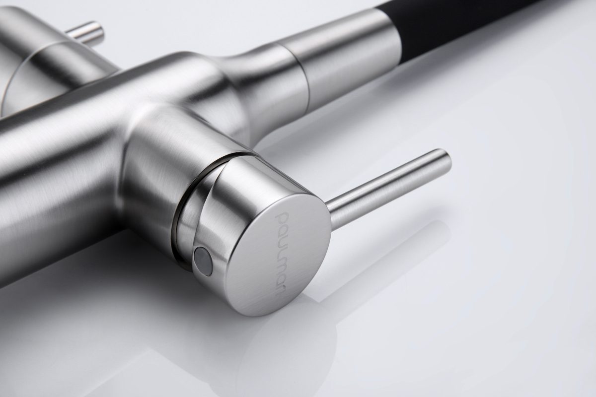 Смеситель для кухни под фильтр PAULMARK SALIX, никель, Sa213419-NI — изображение 10