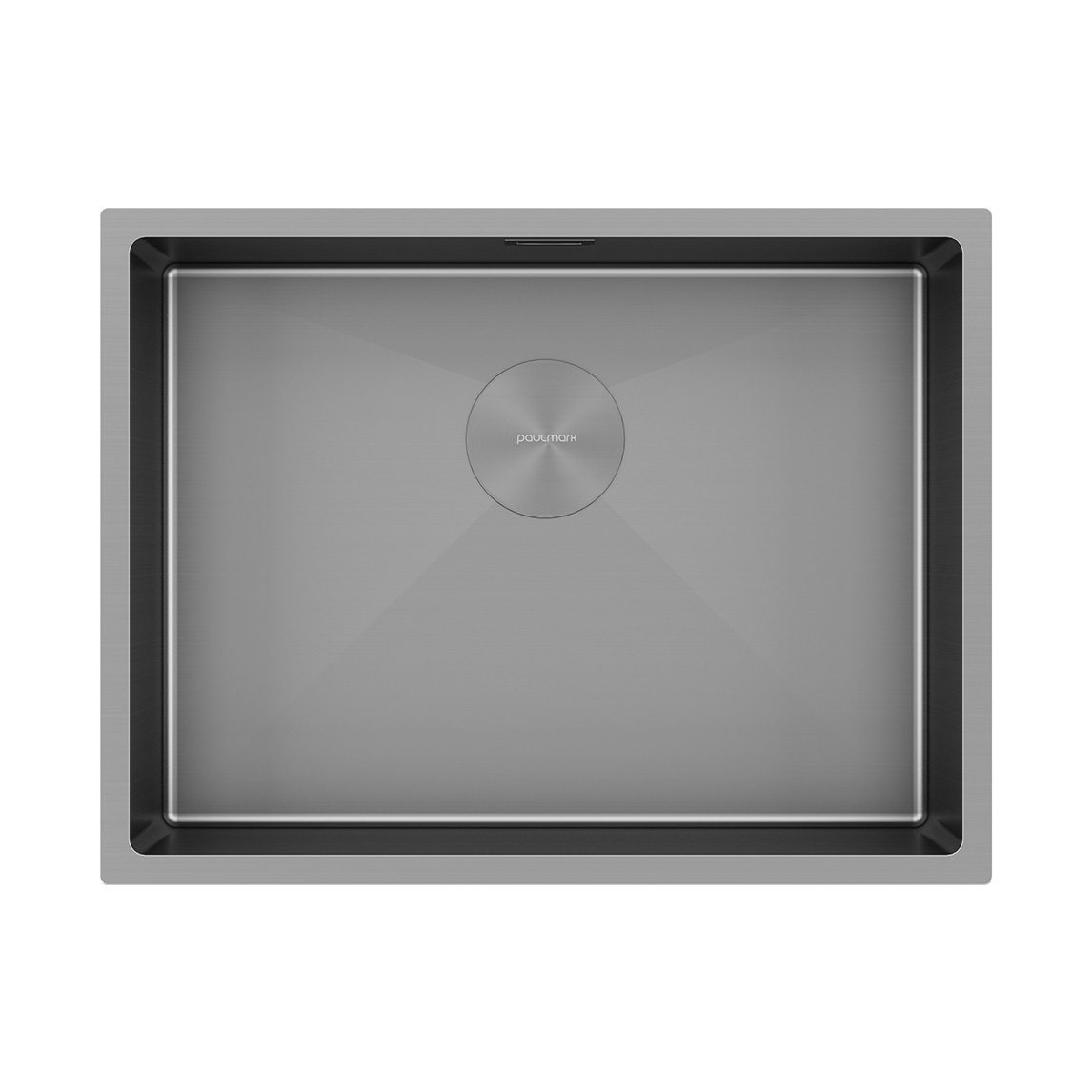 Кухонная мойка PAULMARK NEXT 58 UNI, PM215844-MG, матовый серый, 580х440мм