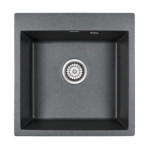 Кухонная мойка PAULMARK KANTE 50, PM105152-DG, графит, 510х520