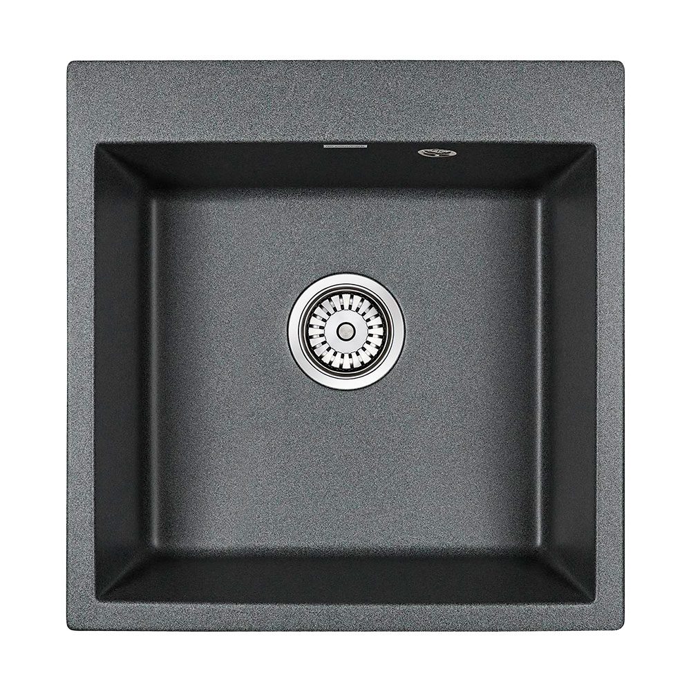 Кухонная мойка PAULMARK KANTE 50, PM105152-DG, графит, 510х520
