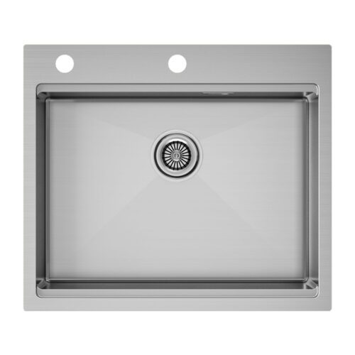 Кухонная мойка PAULMARK KRONER-PRO 59, PM705951-BS, брашированная сталь, 590х510мм