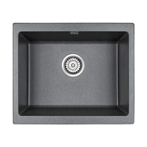 Кухонная мойка PAULMARK GERA 60, PM205546-DG, графит, 555х460 мм