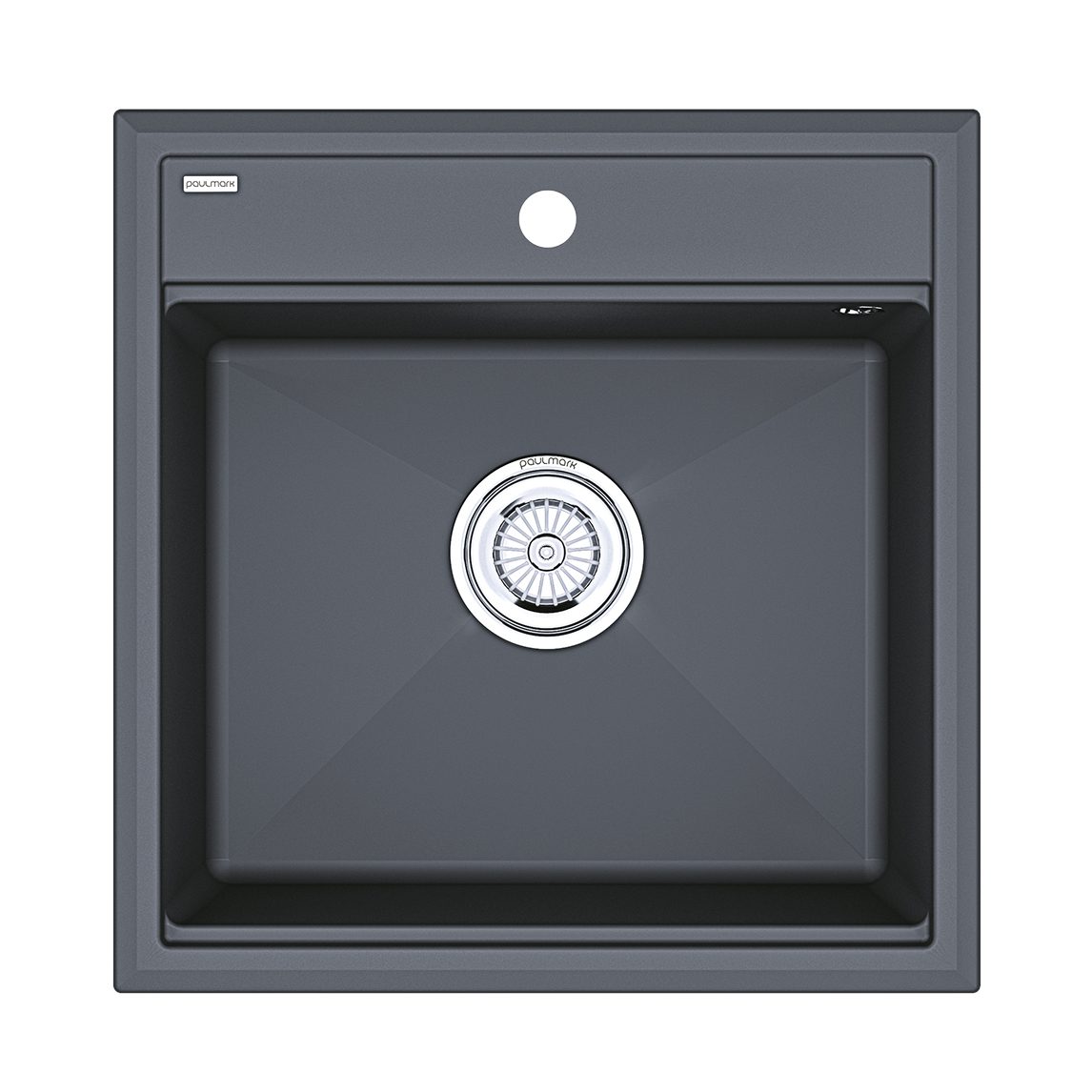 Кухонная мойка PAULMARK STEPIA 50, PM115051-AN, антрацит 500х510 мм