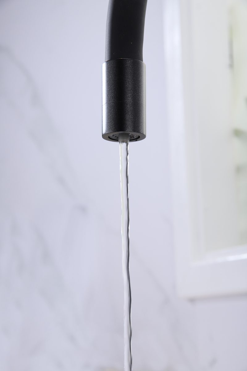 Смеситель для кухни под фильтр PAULMARK SALIX, черный металлик, Sa213419-BLM — изображение 7