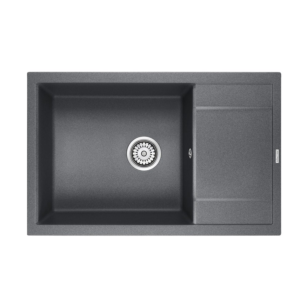 Кухонная мойка PAULMARK FLUGEN 60, PM317850-DG, графит, 780х500 мм