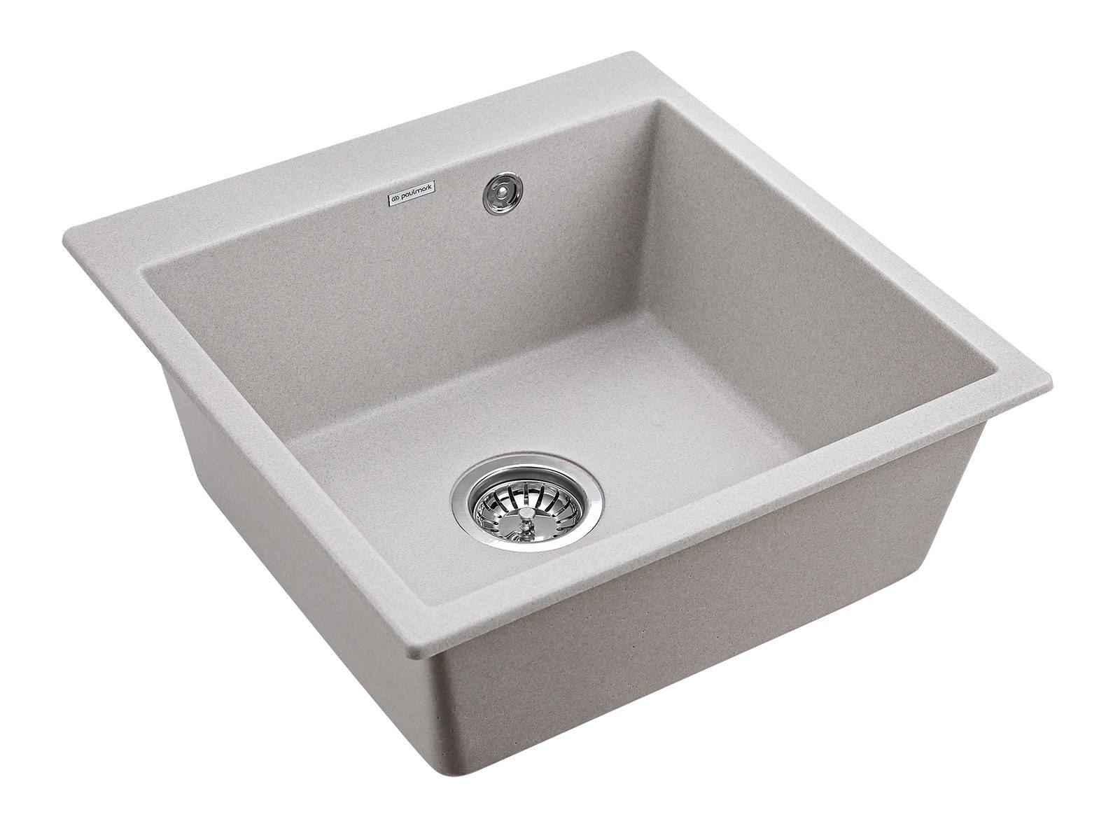 Кухонная мойка PAULMARK KANTE 50, PM105152-GR, серый, 510х521 — изображение 2
