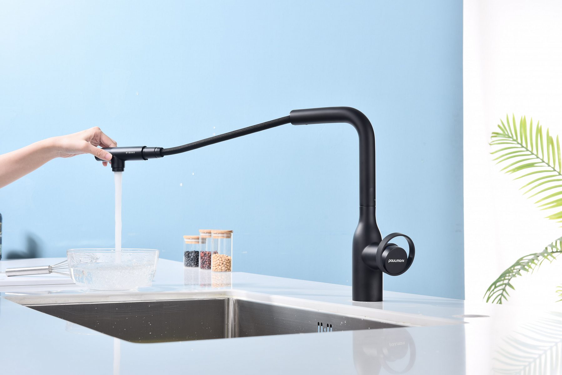 Смеситель для кухни под фильтр PAULMARK URBAN, антрацит, Ur213104-401 — изображение 7