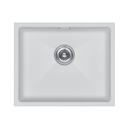 Кухонная мойка PAULMARK LUMI 55UNI, LU55-WH, белый, 555х460