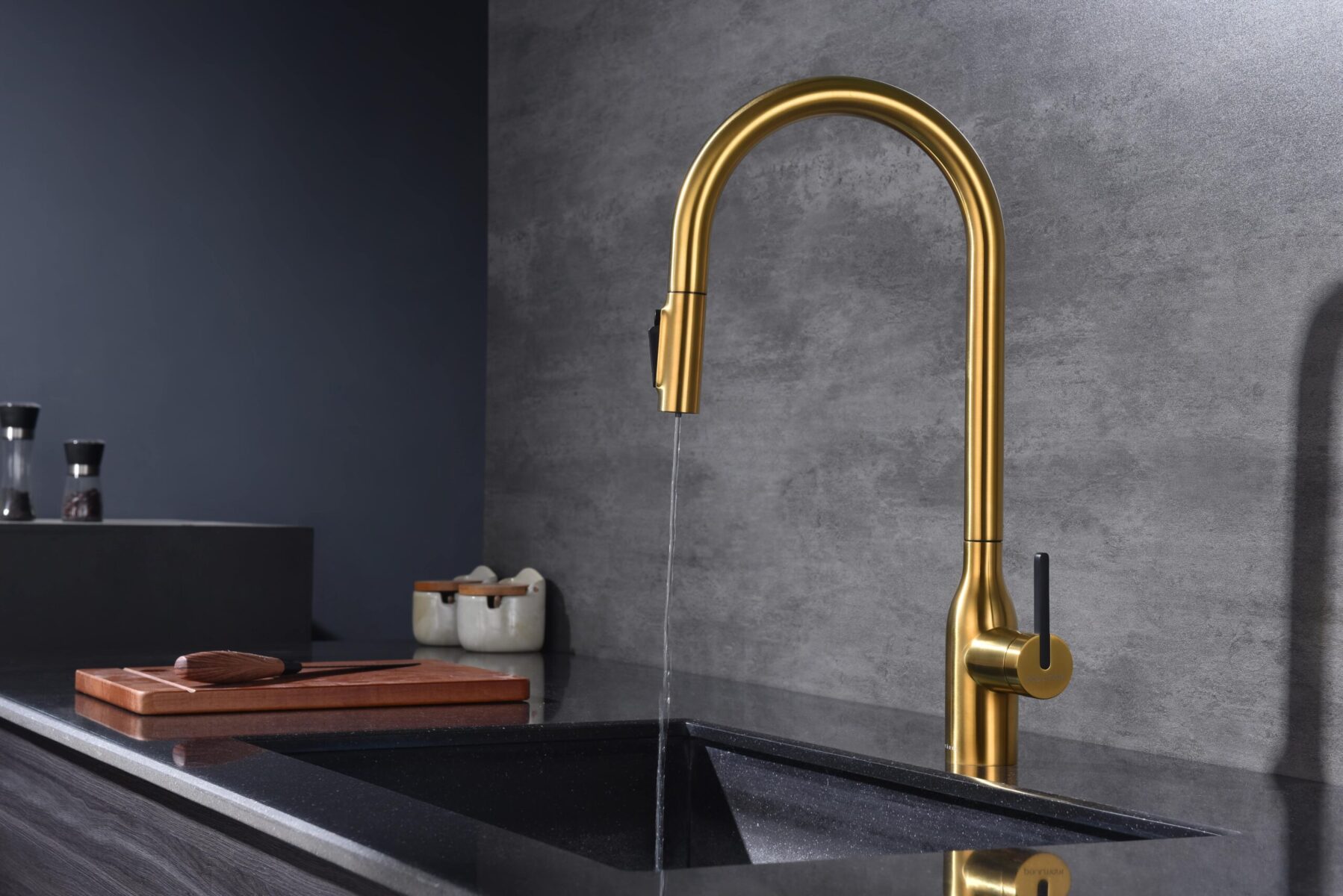 Смеситель для кухни под фильтр PAULMARK UNIVERSAL, брашированное золото, Un213880-BG — изображение 3