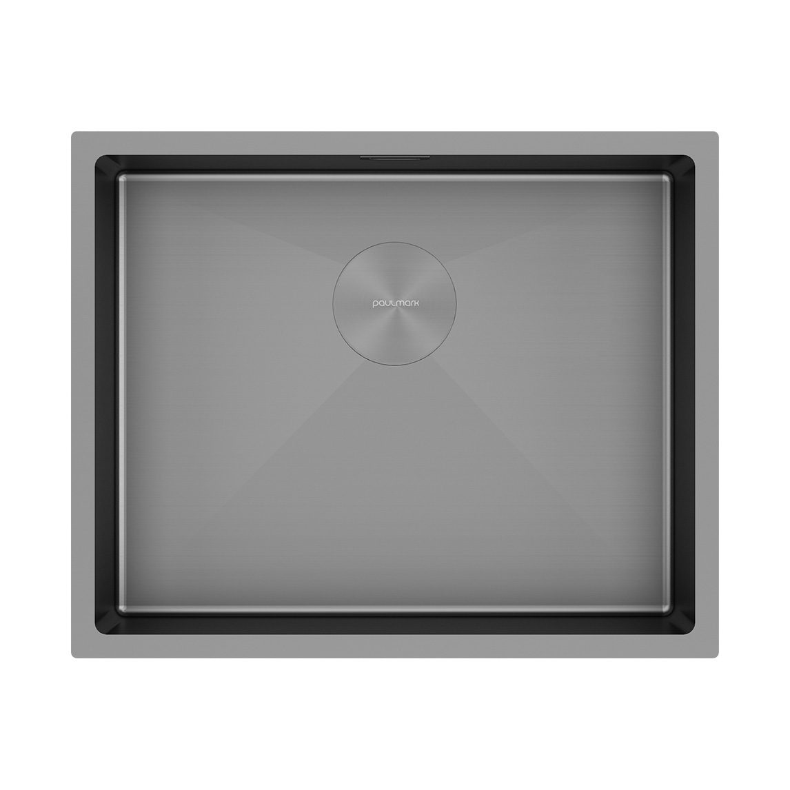 Кухонная мойка PAULMARK NEXT 54 UNI, PM215444-MG, матовый серый, 540х440мм