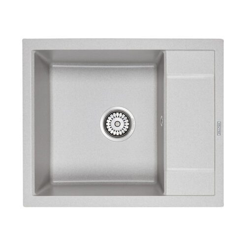 Кухонная мойка PAULMARK FLUGEN 50-600, PM216050-GR, серый, 600х500