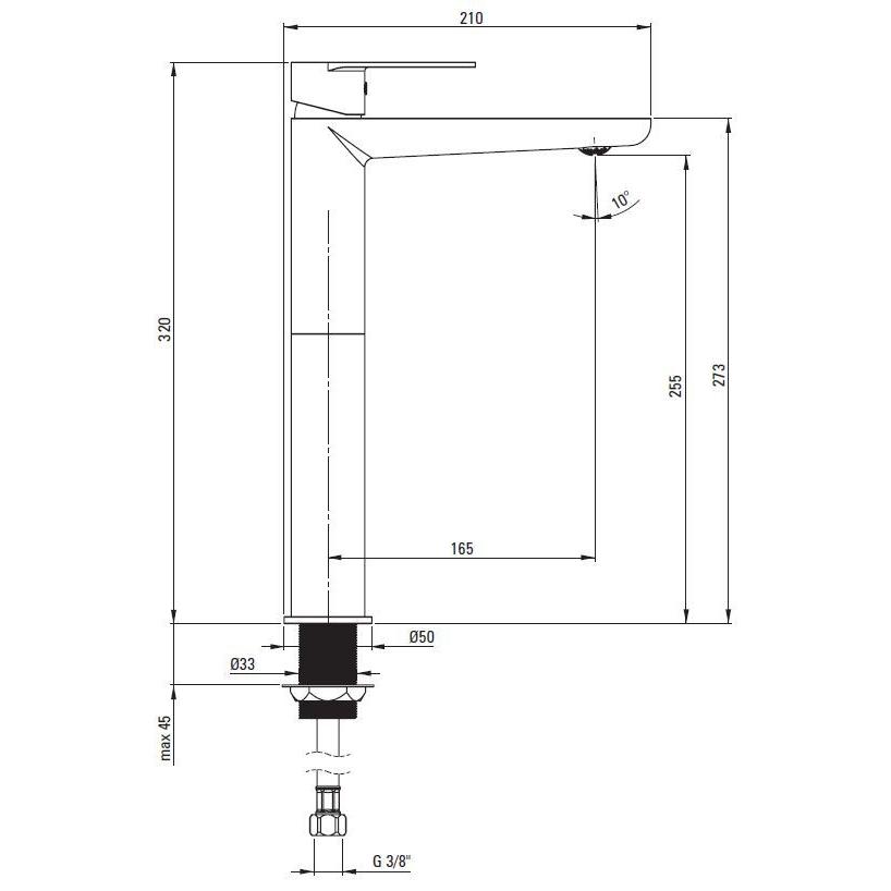 Смеситель для умывальника DEANTE ALPINIA BGA 020K — изображение 4