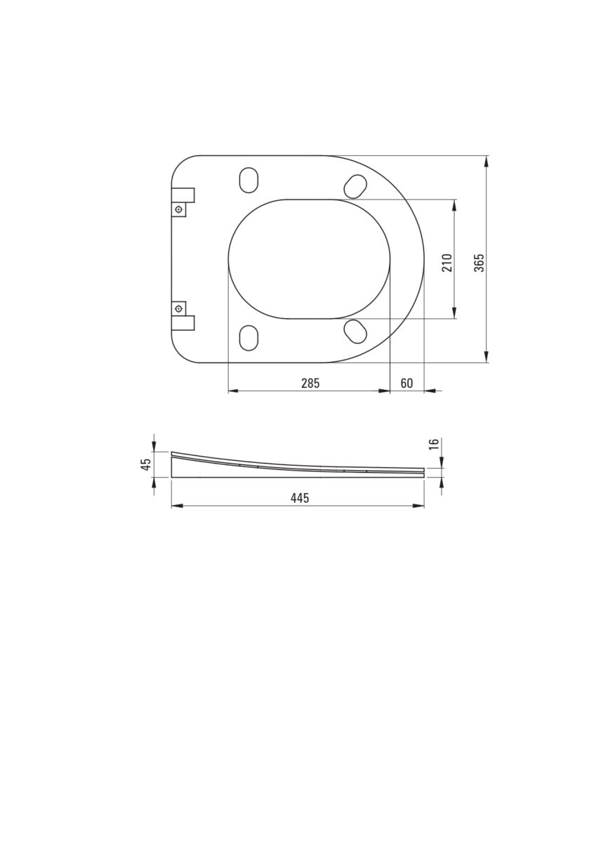 Унитаз подвесной Deante Peonia Titanium, CDE DZPW — изображение 5
