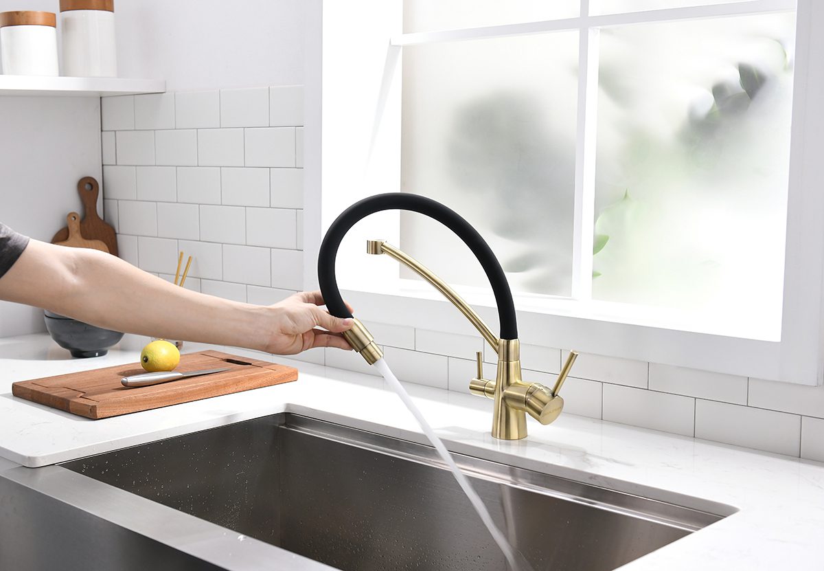 Смеситель для кухни под фильтр PAULMARK SIEGEN, бронза, Si213111-BR — изображение 6