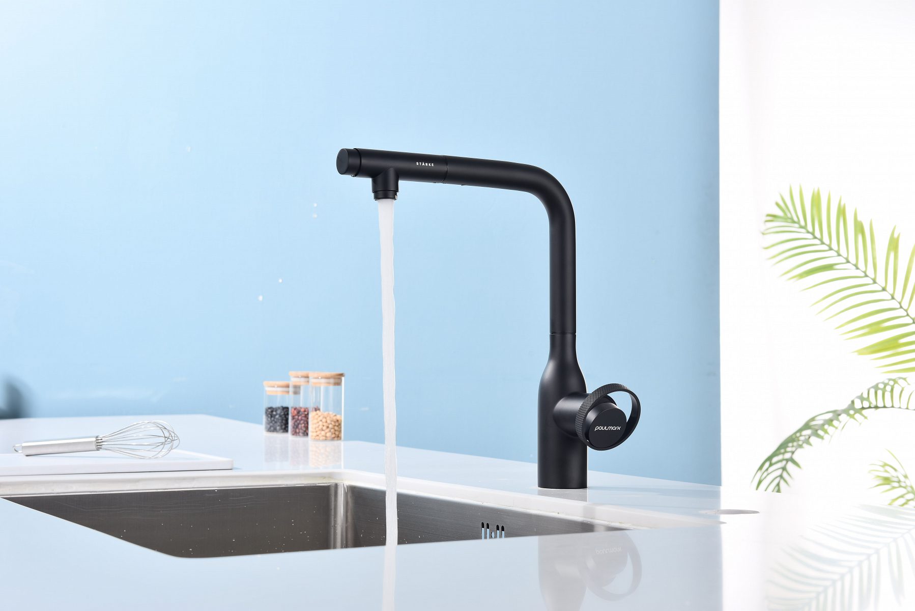 Смеситель для кухни под фильтр PAULMARK URBAN, антрацит, Ur213104-401 — изображение 4