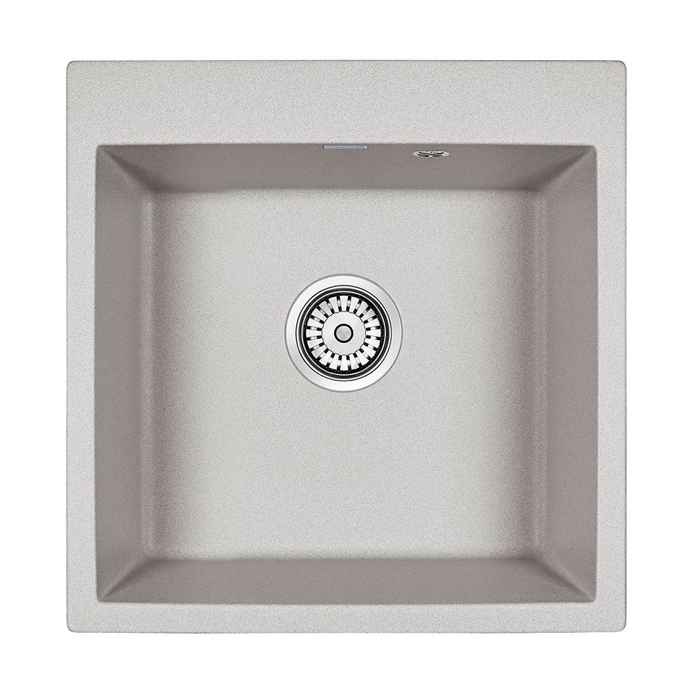 Кухонная мойка PAULMARK KANTE 50, PM105152-GR, серый, 510х521