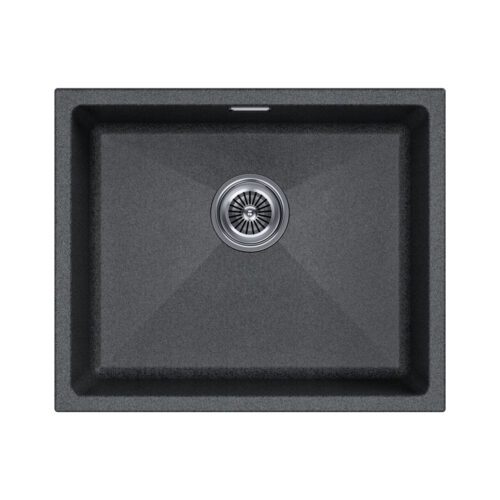 Кухонная мойка PAULMARK LUMI 55UNI, LU55-DG, графит, 555х460