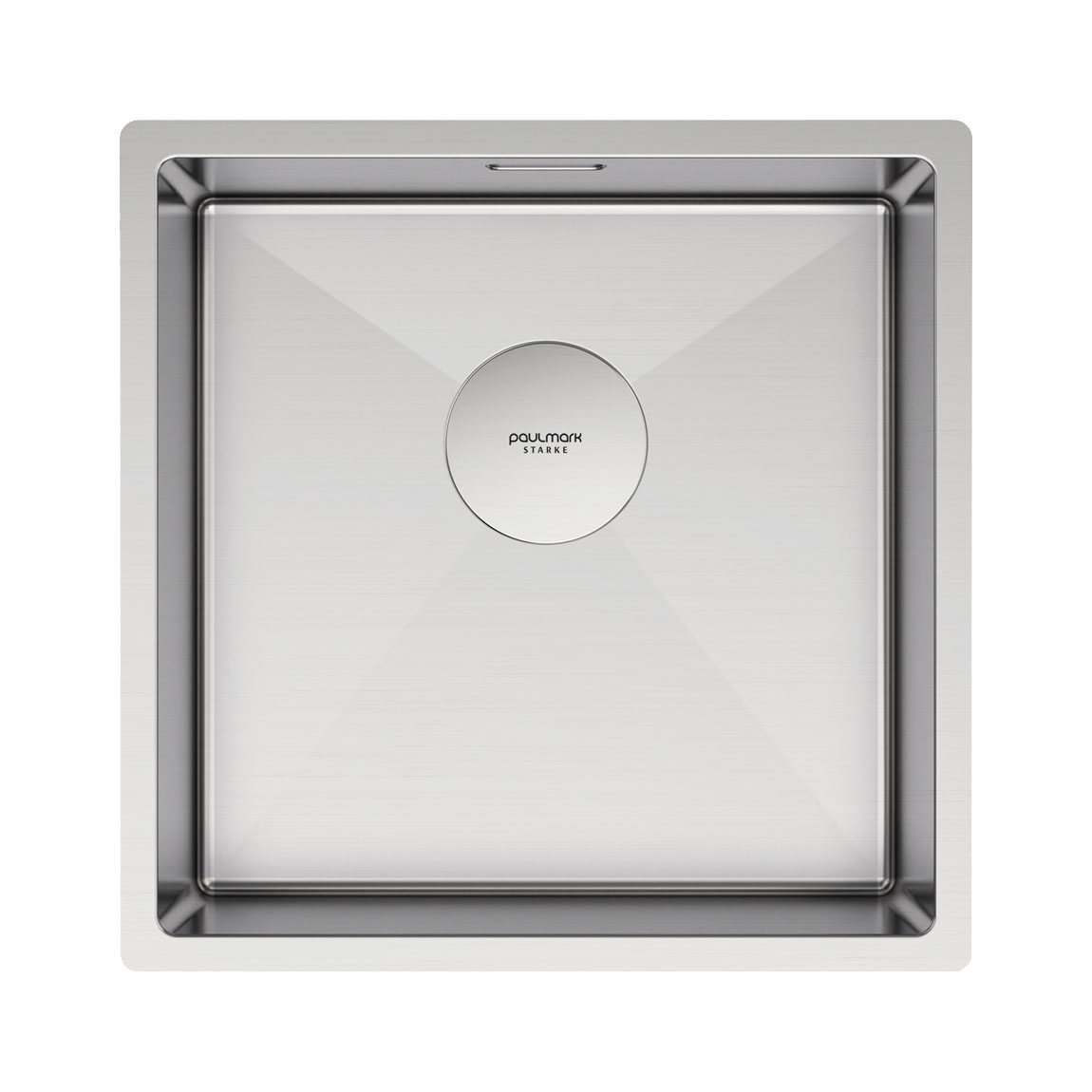 Кухонная мойка PAULMARK NEXT 44 UNI, PM214444-BS, брашированная сталь, 440х440мм