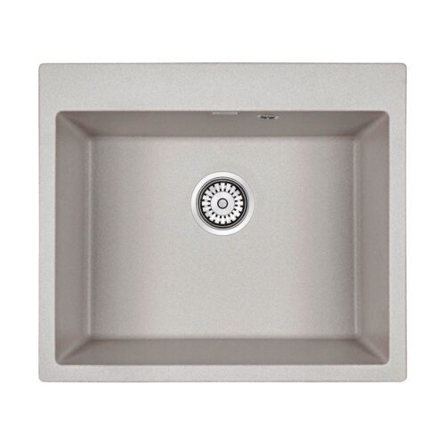 Кухонная мойка PAULMARK KANTE 60, PM106052-GR, серый, 600х520 мм