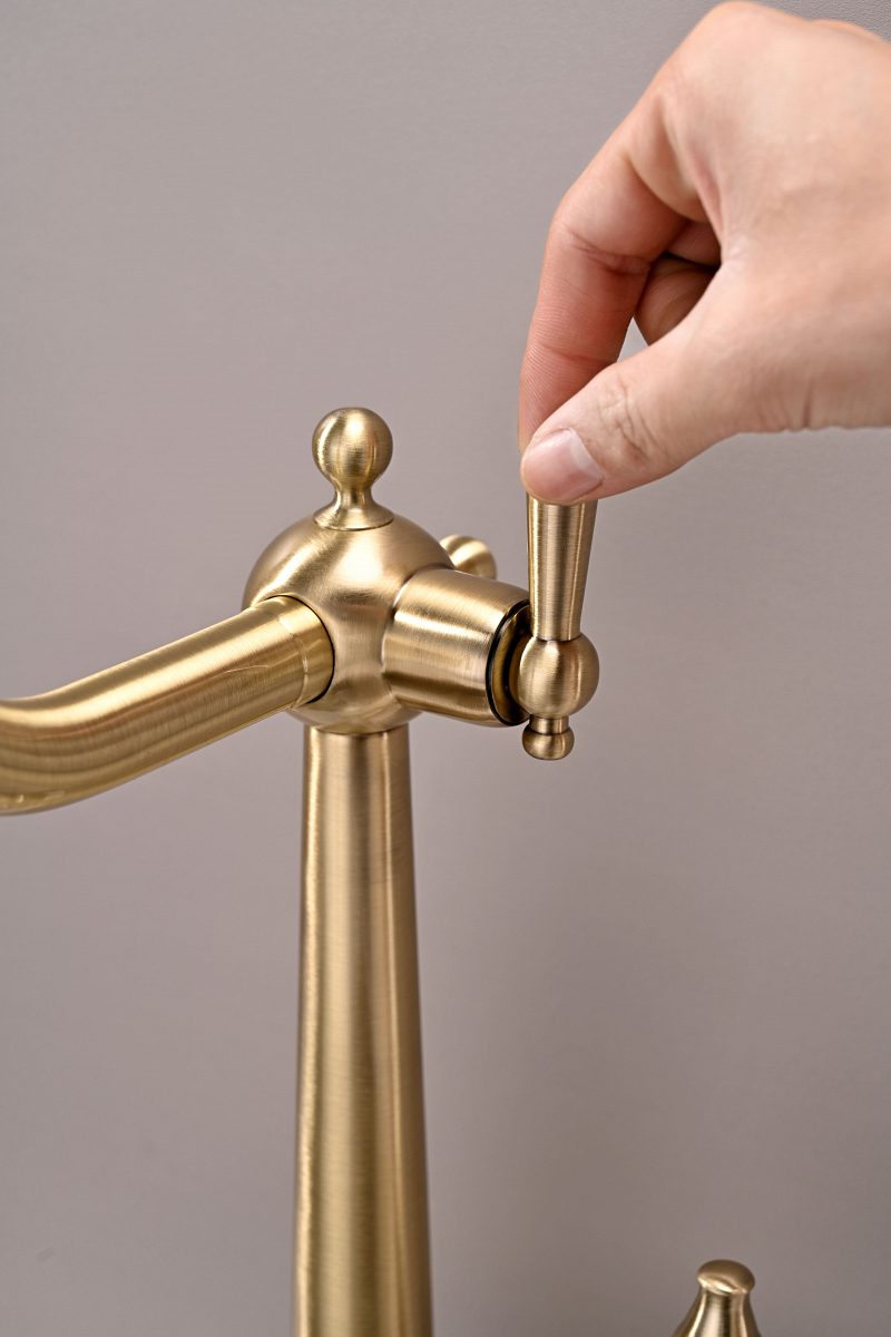 Смеситель для кухни под фильтр PAULMARK RETRO, бронза, Re213226-BR — изображение 3