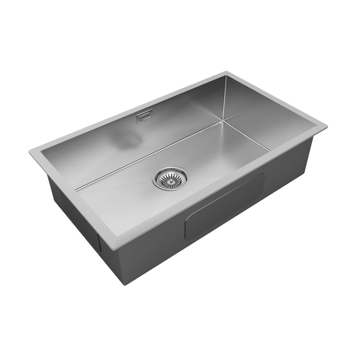 Кухонная мойка PAULMARK GERBERG 74 UNI, PM257444-BS, брашированная сталь, 740х440мм — изображение 2
