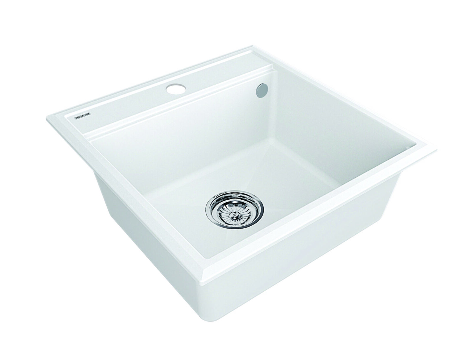Кухонная мойка PAULMARK STEPIA 50, PM115051-WH, белый, 500х510 мм — изображение 2