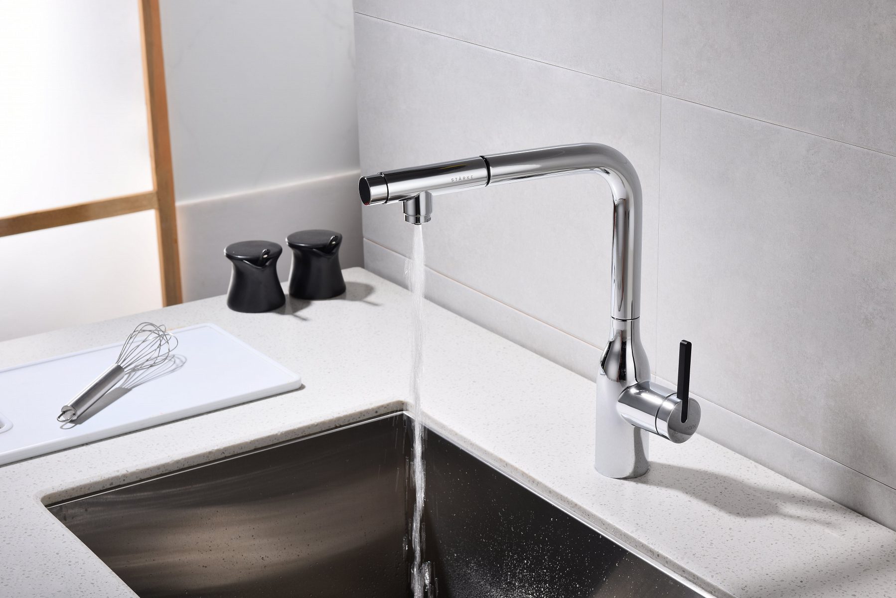 Смеситель для кухни под фильтр PAULMARK VIPER, хром, Vi213105-CR — изображение 3