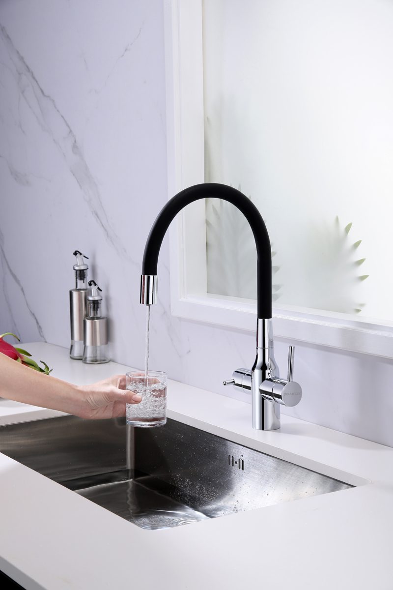 Смеситель для кухни под фильтр PAULMARK SALIX, хром, Sa213419-CR — изображение 3