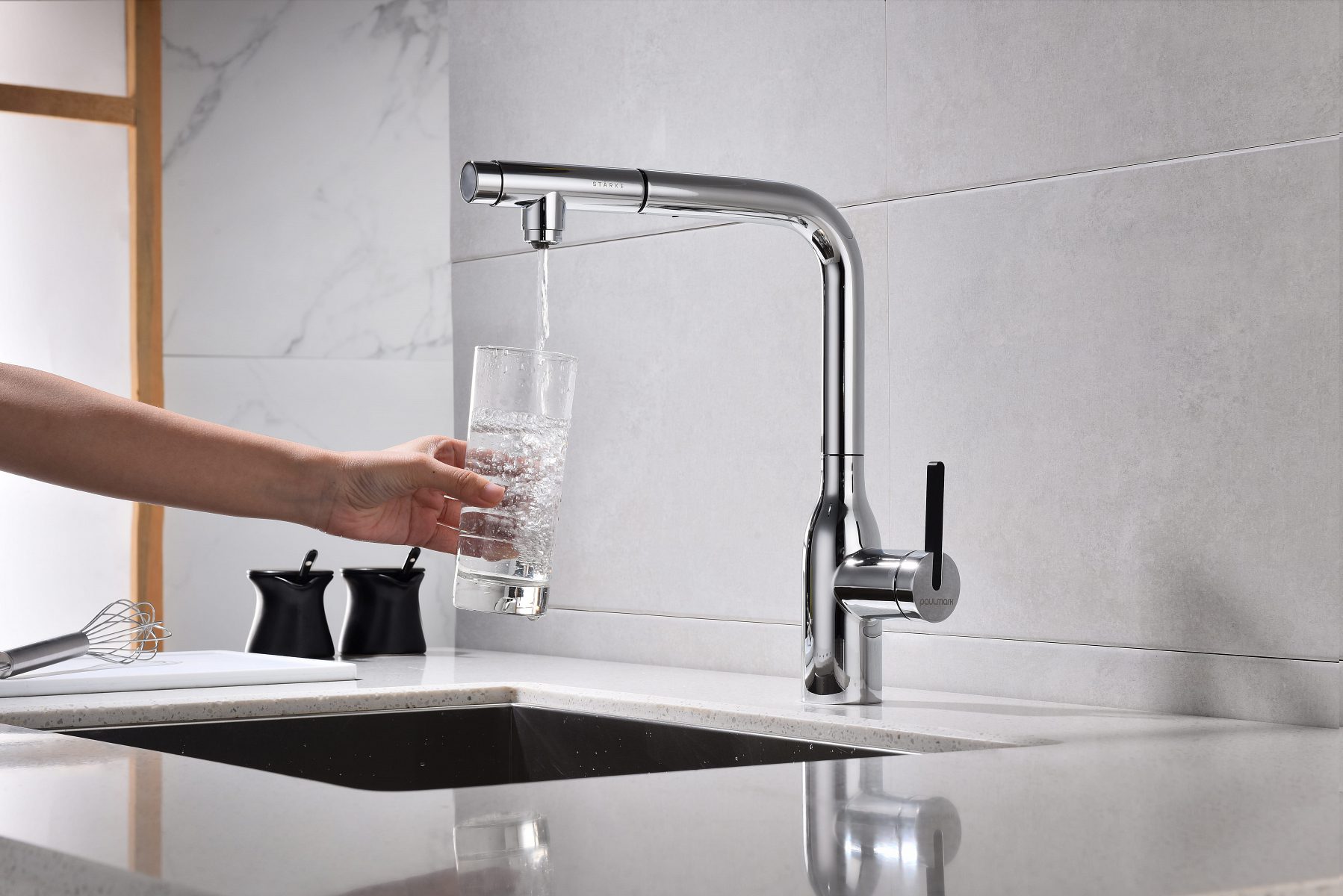 Смеситель для кухни под фильтр PAULMARK VIPER, хром, Vi213105-CR — изображение 4