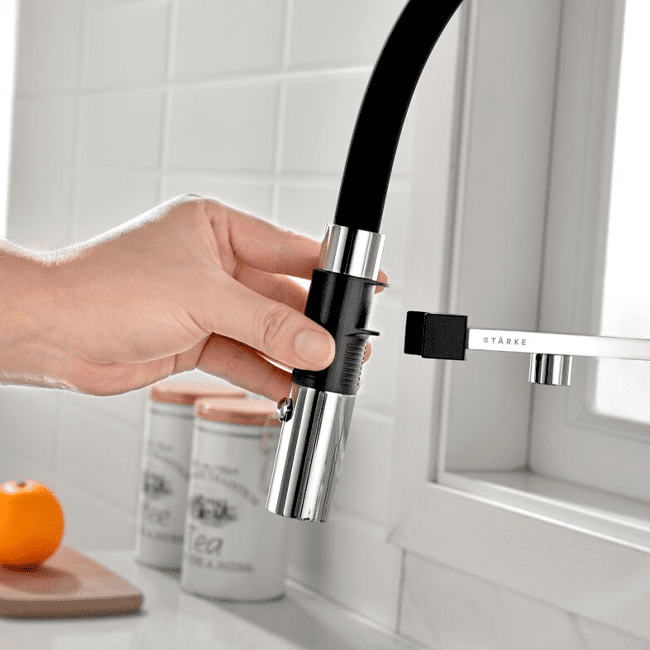 Смеситель для кухни под фильтр PAULMARK GRAVITY, хром, Gr213188-CR — изображение 8