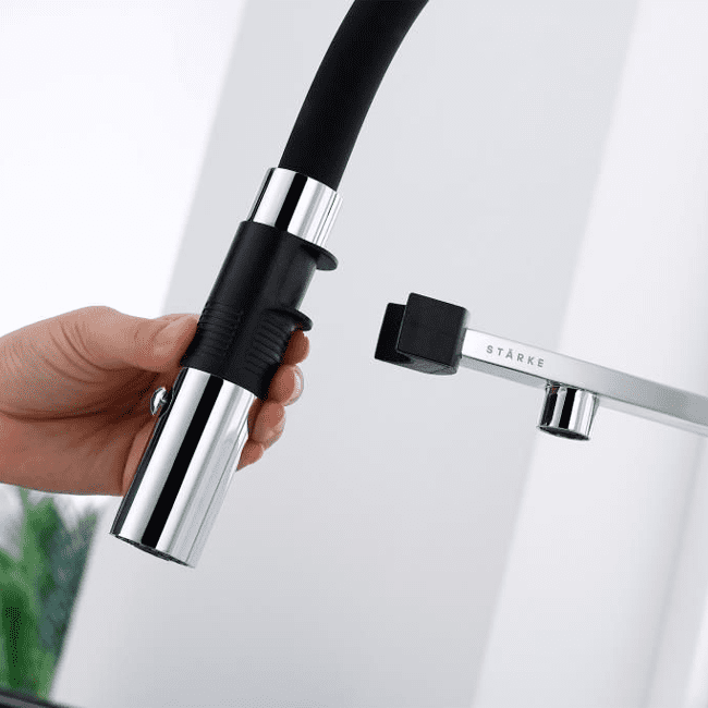 Смеситель для кухни под фильтр PAULMARK GRAVITY, хром, Gr213188-CR — изображение 3