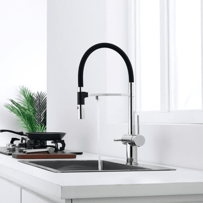 Смеситель для кухни под фильтр PAULMARK GRAVITY, хром, Gr213188-CR — изображение 6