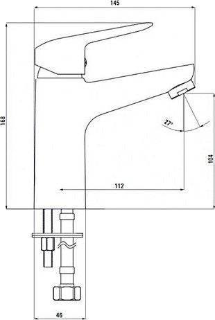 Смеситель для умывальника DEANTE BORO BMO 020M — изображение 7