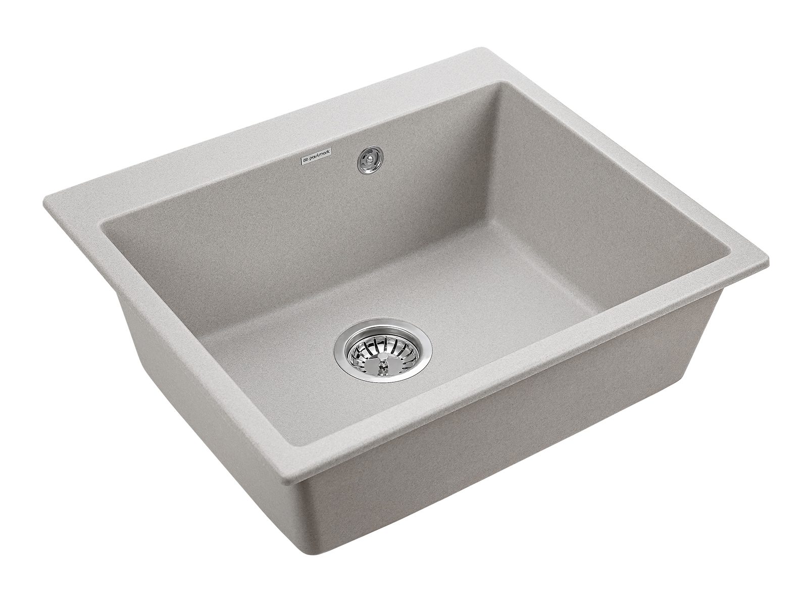 Кухонная мойка PAULMARK KANTE 60, PM106052-GR, серый, 600х520 мм — изображение 2