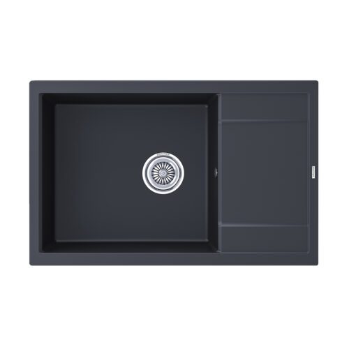 Кухонная мойка PAULMARK FLUGEN 60, PM317850-AN, антрацит, 780х500 мм