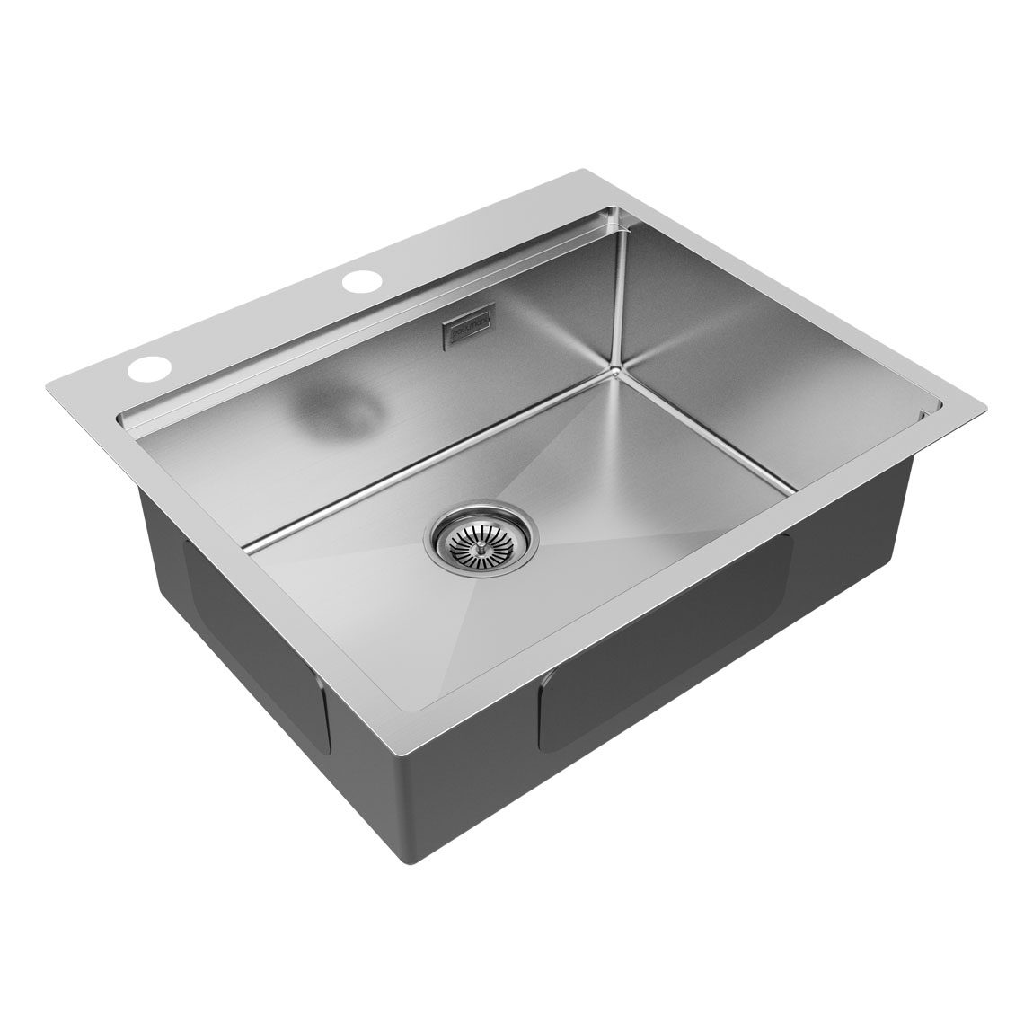 Кухонная мойка PAULMARK KRONER-PRO 59, PM705951-BS, брашированная сталь, 590х510мм — изображение 2