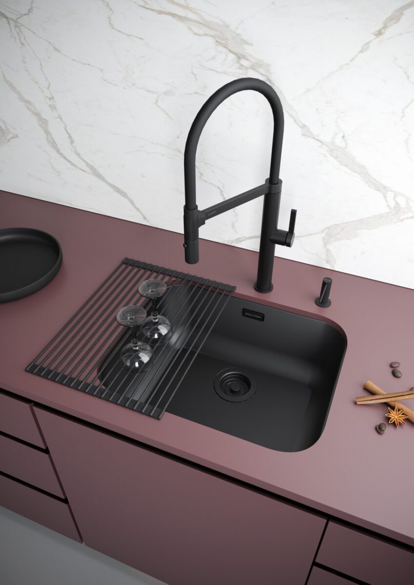 Ролл-мат PAULMARK COLUMNA, C440-SB, чёрный, 330х440мм — изображение 3