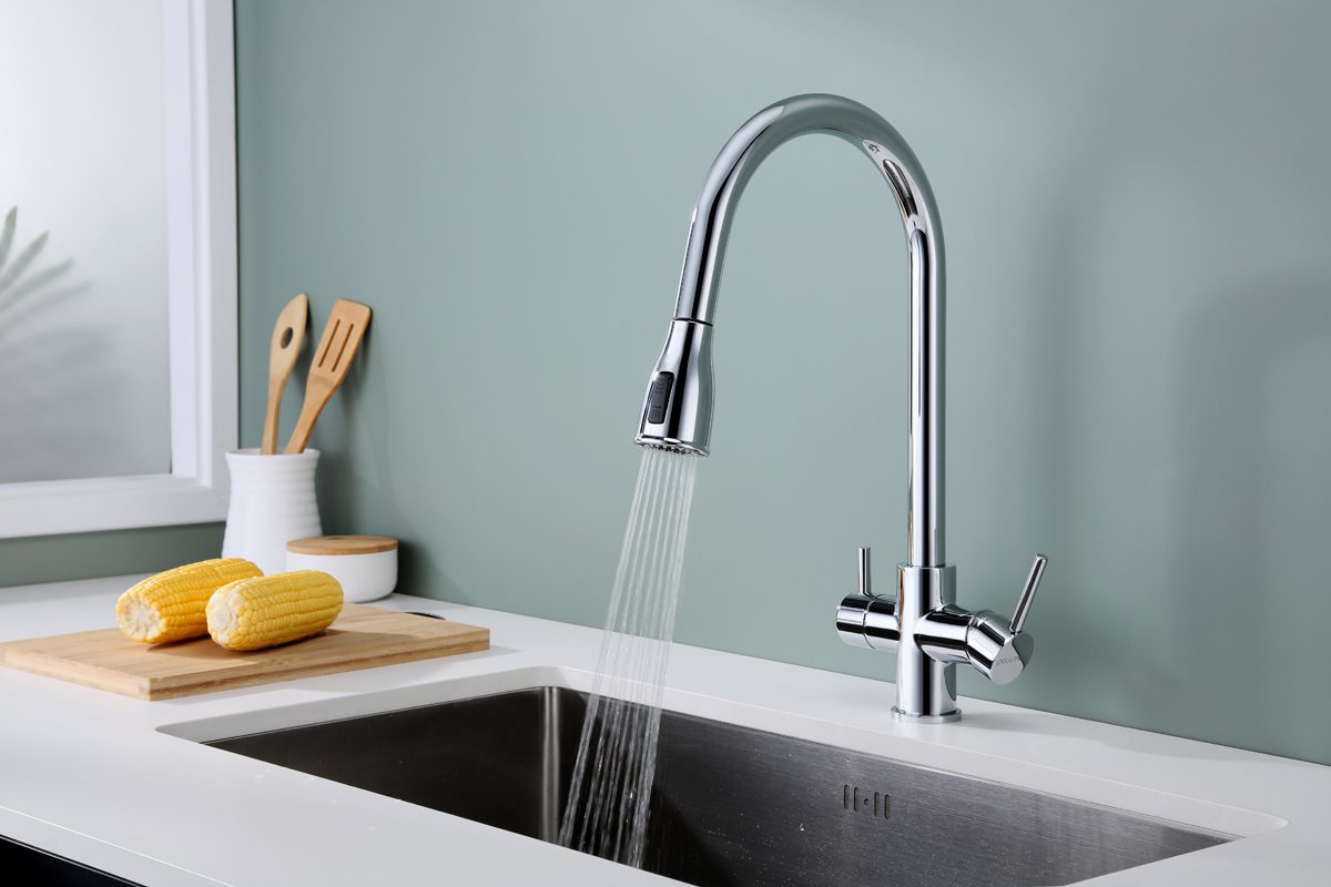 Смеситель для кухни под фильтр PAULMARK LANGE, хром, La214212-CR — изображение 3