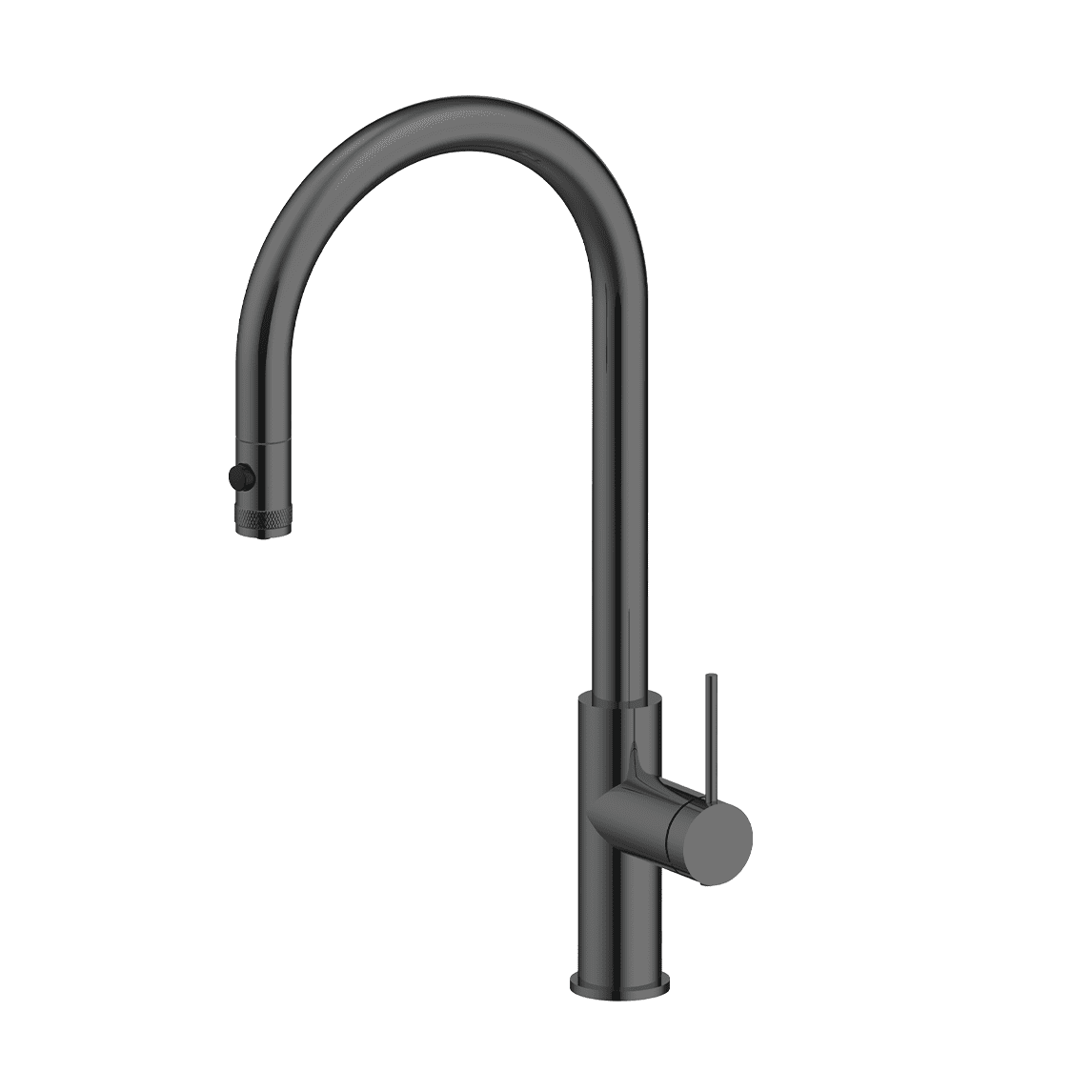 Смеситель для кухни под фильтр PAULMARK GALANT, вороненая сталь , Ga213077-GM