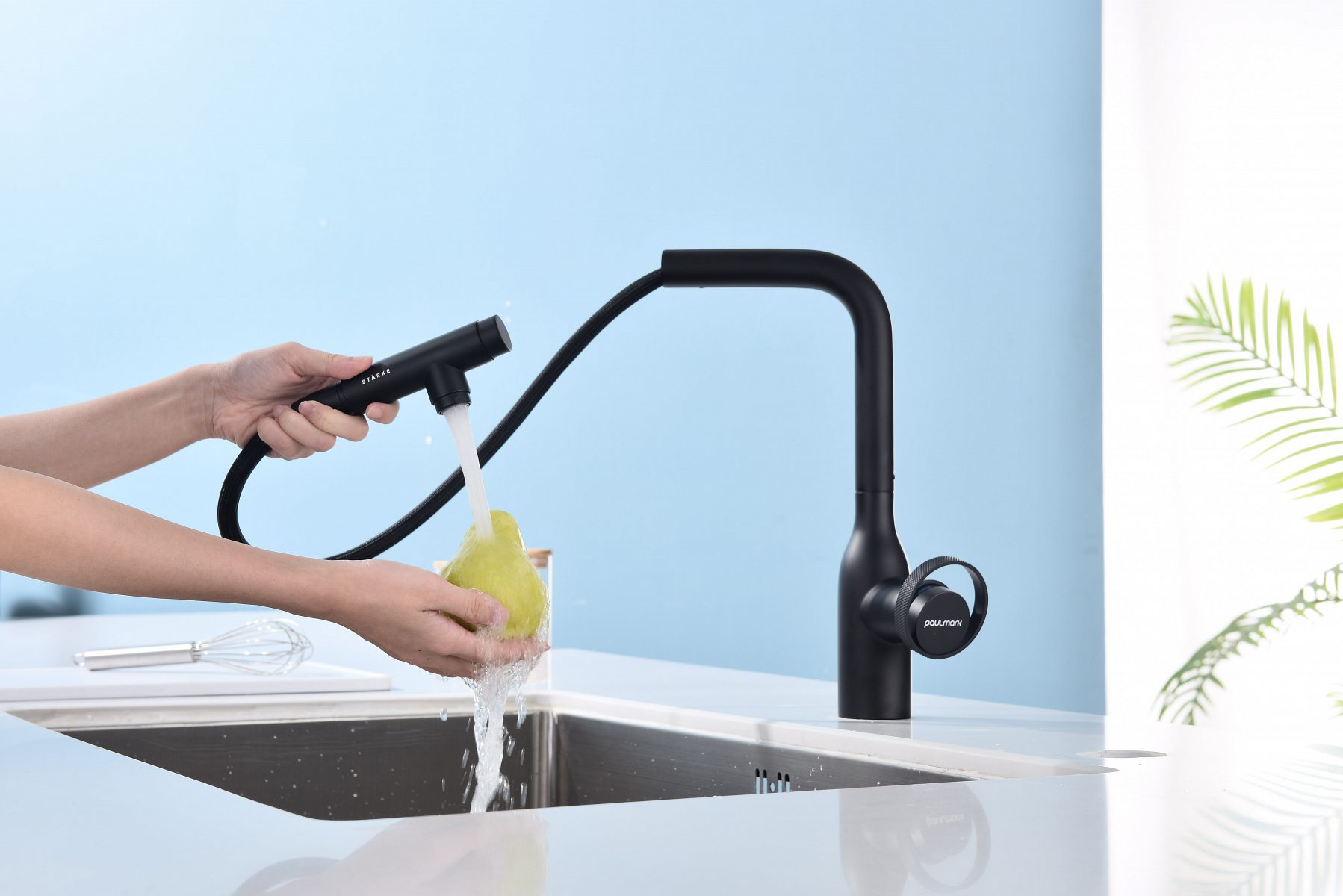 Смеситель для кухни под фильтр PAULMARK URBAN, антрацит, Ur213104-401 — изображение 8